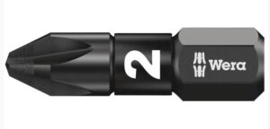 WERA WER057621 Pozi Impact Bit 25mm Size PZ2 (EACH)