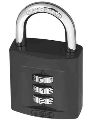 ABUS 158/40 Padlock Combination 3-Wheel 40mm Black (EACH)