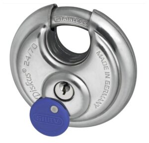 ABUS 24IB/60 Diskus Padlock 24ib 60mm 8mm Shackle SS (EACH)