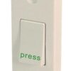 Press To Exit Switch Narrow White (EACH)