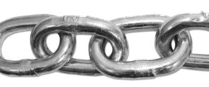 ENGLISH CHAIN Chain Hardened 10mm 1m ZP (EACH)