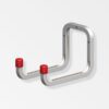 ALFER Wall Hook Double 90x120x98mm Steel Galv (EACH)