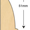 Architrave 71x21mm (METRE)