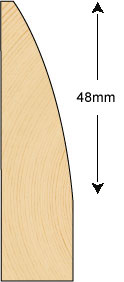 Architrave 71x21mm (METRE)