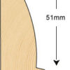Architrave 71x21mm (METRE)