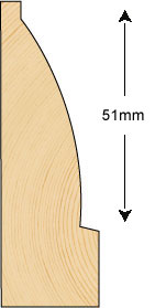 Architrave 71x21mm (METRE)