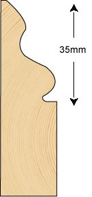 Architrave 71x21mm (METRE)