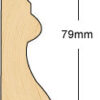 Architrave 96x21mm (METRE)