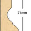 Dado 71x21mm (METRE)