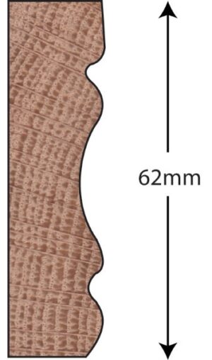 Pelmet 62x15mm (METRE)