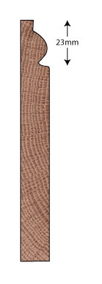 Skirting 120x21mm (METRE)