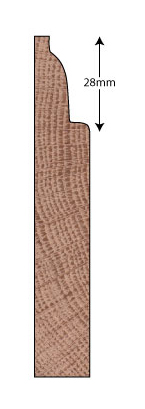 Skirting 120x21mm (METRE)