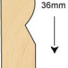 Skirting 36mm (METRE)