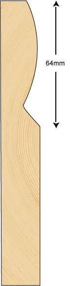 Skirting 145x21mm (METRE)
