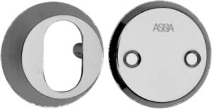 ASSA Out Cylinder Ring & In Blind Rose13mm Satin Chrome (EACH)
