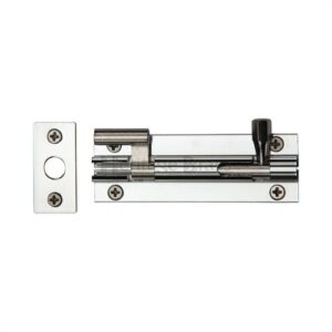 HERITAGE BRASS C1592 4-PC Barrel Bolt Necked 100x32mm CP (EACH)