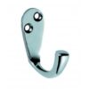 Single Robe Hook 51mm Polished Chrome (EACH)