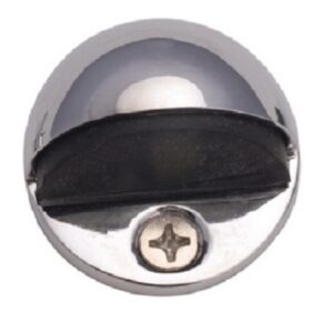 Door Stop Floor Mount Oval 38mm CP (EACH)