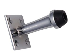 HERITAGE BRASS V1190-PC Door Stop Skirting/Wall (Sq Plate) 64mm CP (EACH)