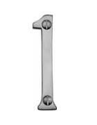 Numeral Face Fix 76mm No.1 Polished Chrome (EACH)