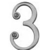 Numeral Face Fix 76mm No.3 Polished Chrome (EACH)