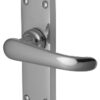 Windsor Lever Furn Latch 119x40mm Polished Chrome (SET)