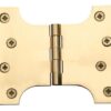 Parliament Hinge 100x75x125mm Polished Brass (HINGE)