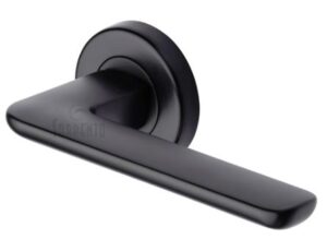 M.MARCUS SC-5352-BLK Sorrento Trino Lever On Rnd Rose M/Black (SET)