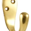 Robe Hook Single 51mm Polished Brass (EACH)