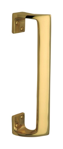 Pull Handle Victorian Oval 250mm Polished Brass (EACH)