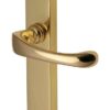 Gloucester Lever Latch Furniture 185x41mm P/brass (SET)
