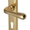 Charlbury Lever Lock Furniture 183x41mm P/brass (SET)
