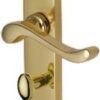 Bedford Lever Bathroom Furn 154x40mm P/brass (SET)
