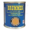 BRUMMER Wood Filler Medium Oak 250g (EACH)