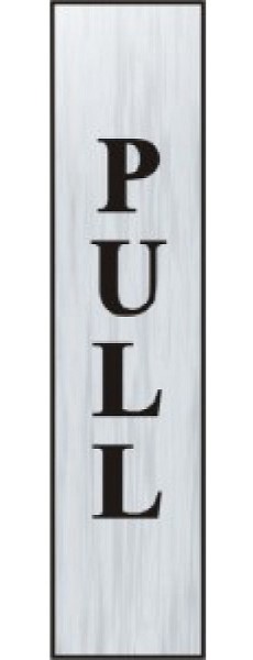 Sign 'pull' (ver) 220x60mm SAA (EACH)
