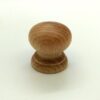 Knob 32mm Dia Plain Beech (EACH)