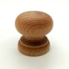 Knob 50mm Dia Plain Beech (EACH)