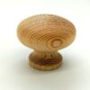 Knob 60mm Dia Plain Pine (EACH)