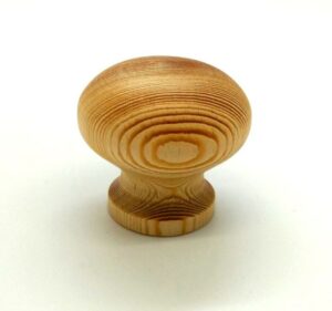 Knob 48mm Dia Plain Pine (EACH)