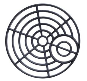 Gulley Grid Round 150mm Black (EACH)