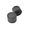 Door Stop Floor Mount 35mm Black Rubber (EACH)