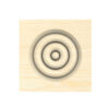 Architrave Block Bulls Eye Pine 85x85x22 (EACH)