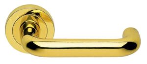 Studio H Lever On Rose Polished Brass (EACH)