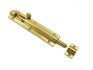 CARLISLE BRASS Barrel Bolt Straight 152x32mm PB (EACH)