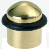 Door Stop Floor 32mm Polished Brass (EACH)