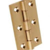 CARLISLE BRASS HDPBW4 Solid Drawn Brass Hinge Dpbw 102x67x2.5 PB (HINGE)