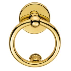 Door Knocker Ring 146mm Polished Brass (EACH)