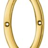 CARLISLE BRASS N0PVD Numeral 76mm No.0 Stainless Brass PVD (EACH)