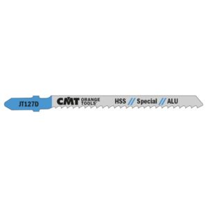 CMT JT127D-5 Jigsaw Blades Aluminium Straight Fine HSS (PK 5)