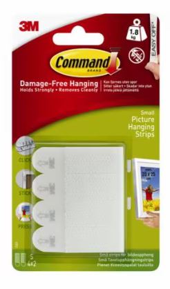 COMMAND Picture Hanging Strip Small Pk4 (PK 4)